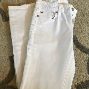 NWOT Loft white Jean Capri pants